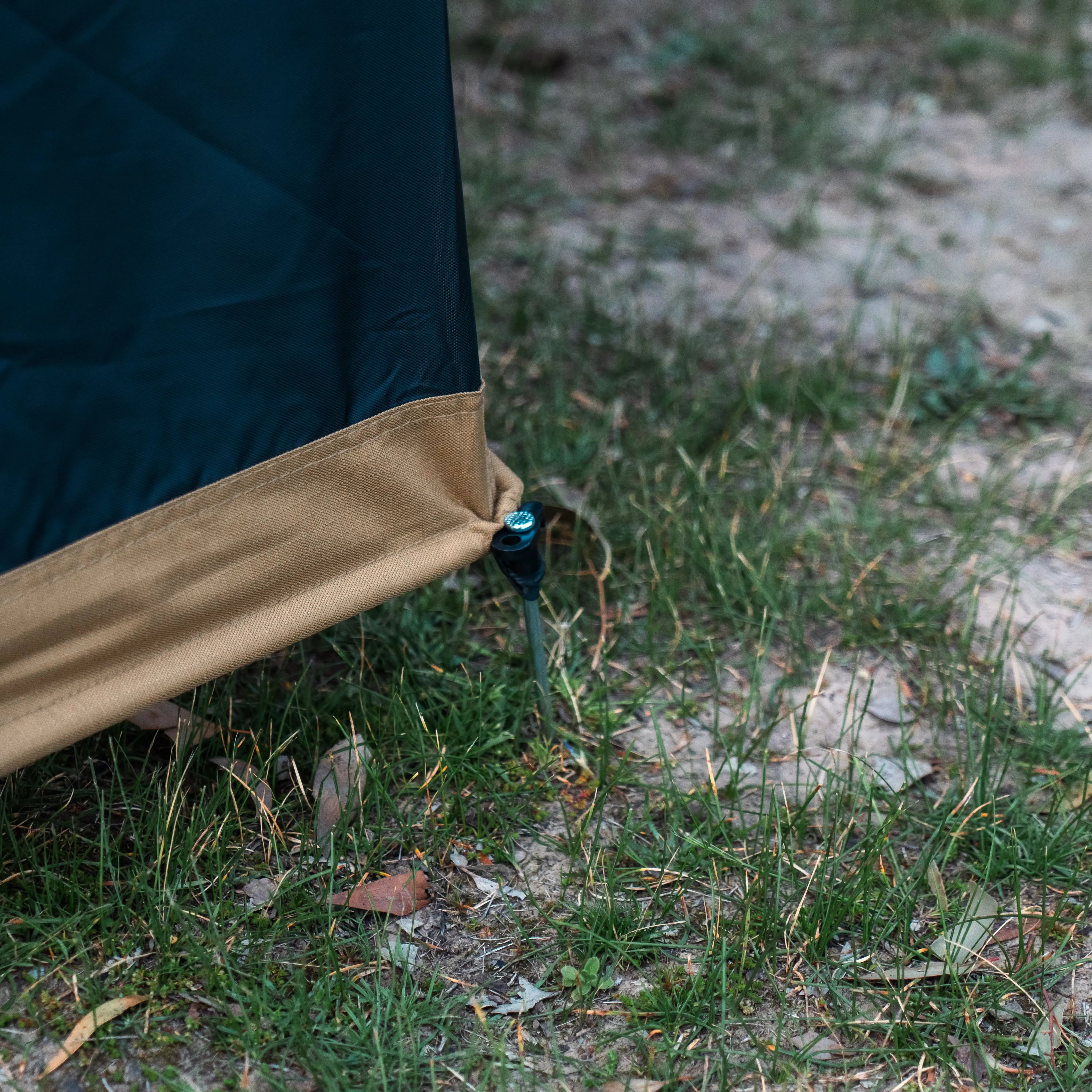 Outdoor shower solution for camping trips with sturdy and reliable design.