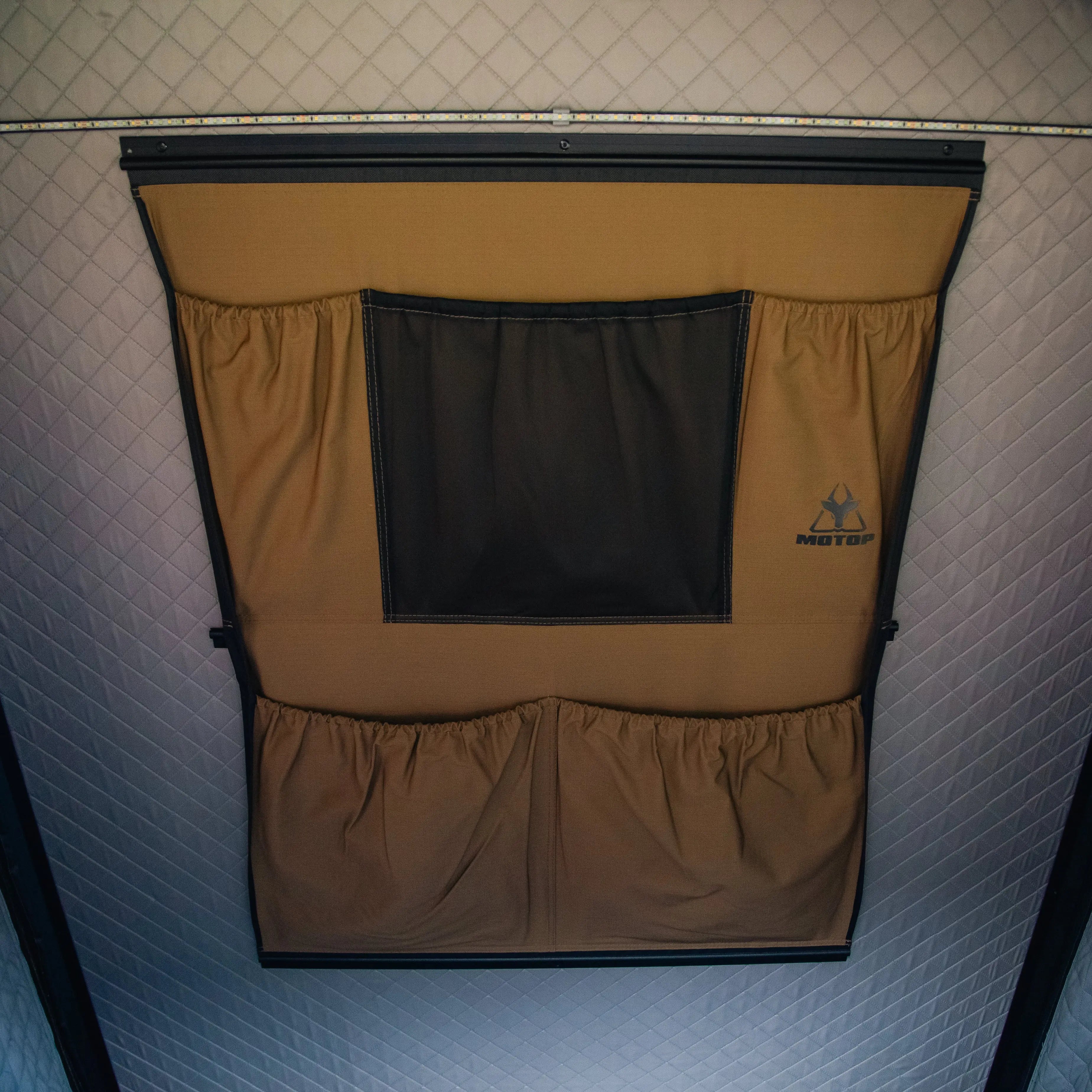 Ceiling canvas pocket on the motop MT-135 roof top tent