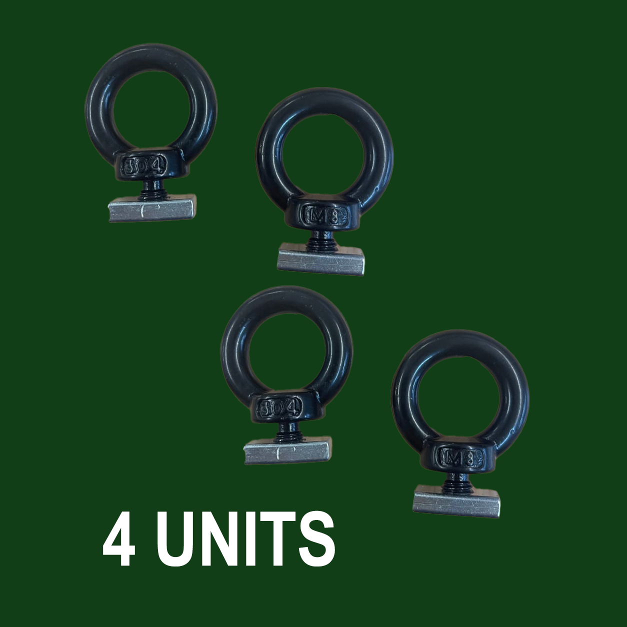 MOTOP Tie-Down Rings 1 set of 4 Motop Accessories