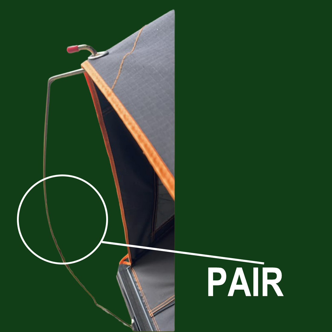 MOTOP Front Awning Poles - Pair
