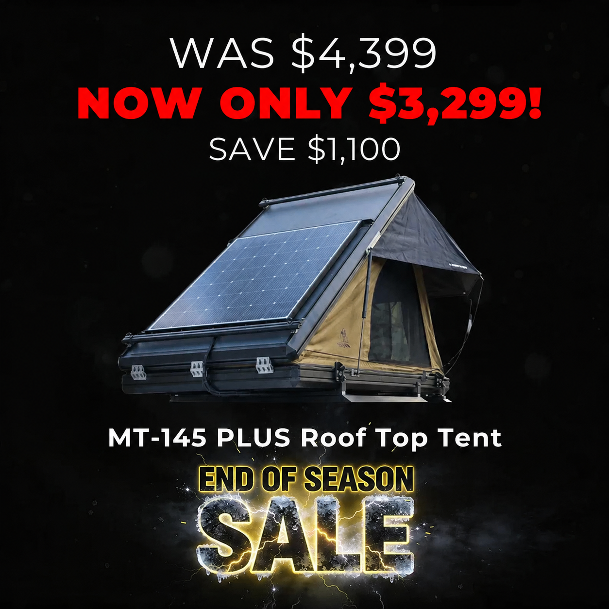 MT 145 PLUS Roof Top Tent