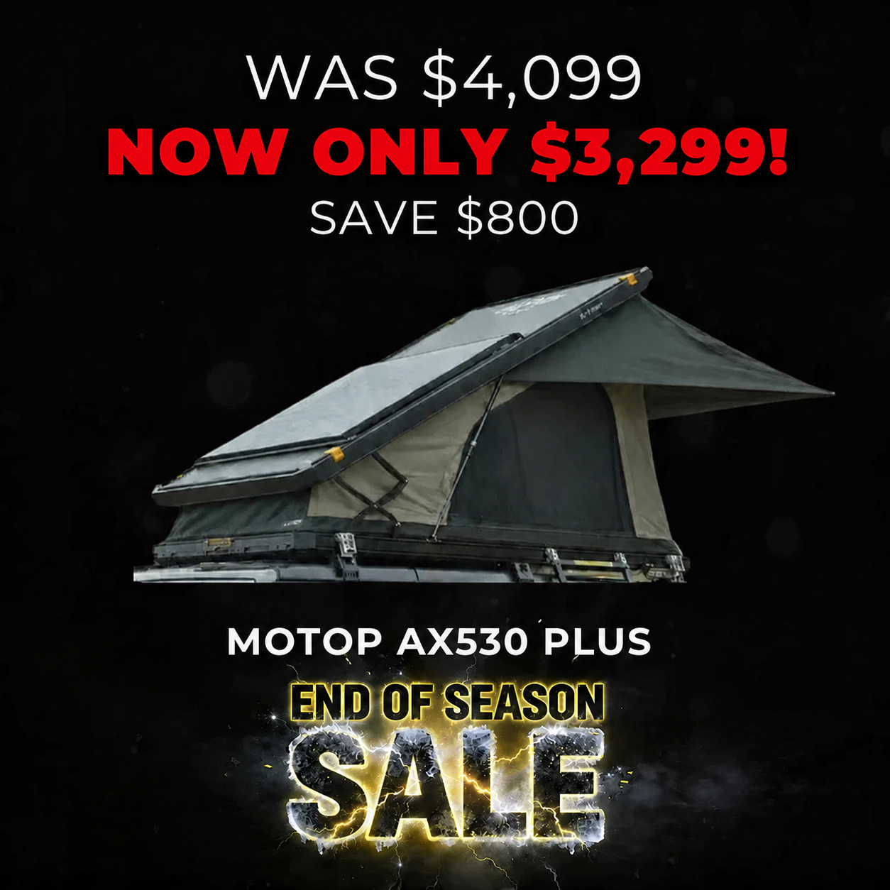 X Series AX – 530 Plus Roof Top Tent