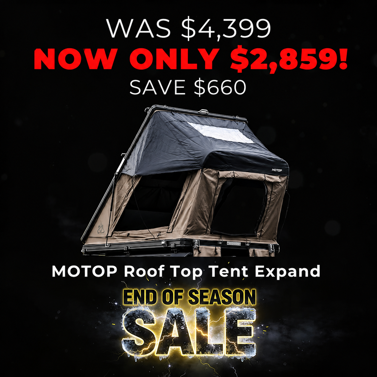 MT135 EXPAND Roof Top Tent