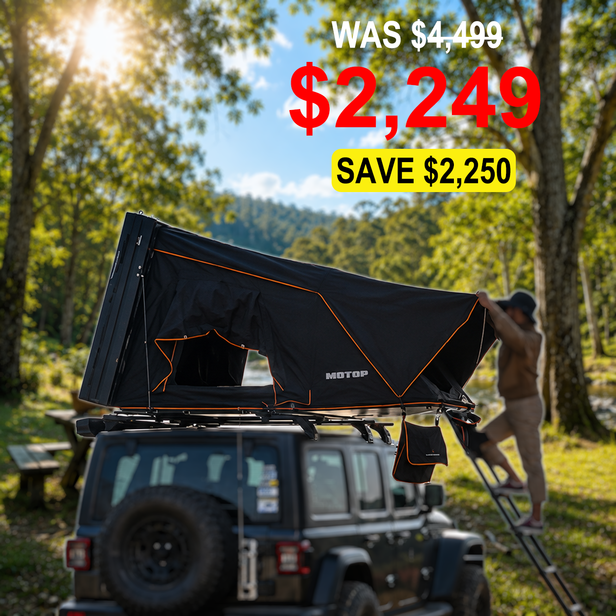 MOTOP Fold-Out Tent Roof Top Tent MFT-187