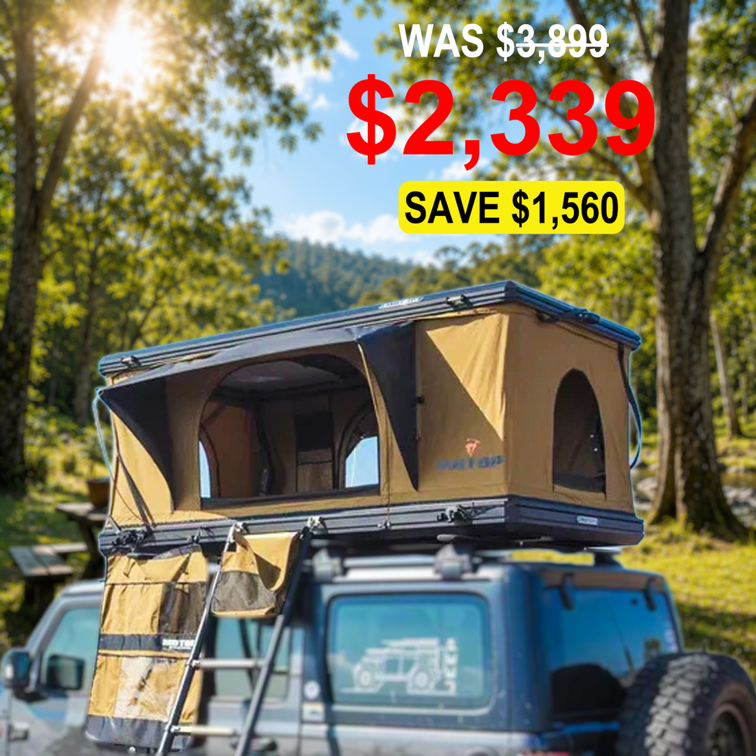 MOTOP MPT-120 Pop up Roof Top Tent