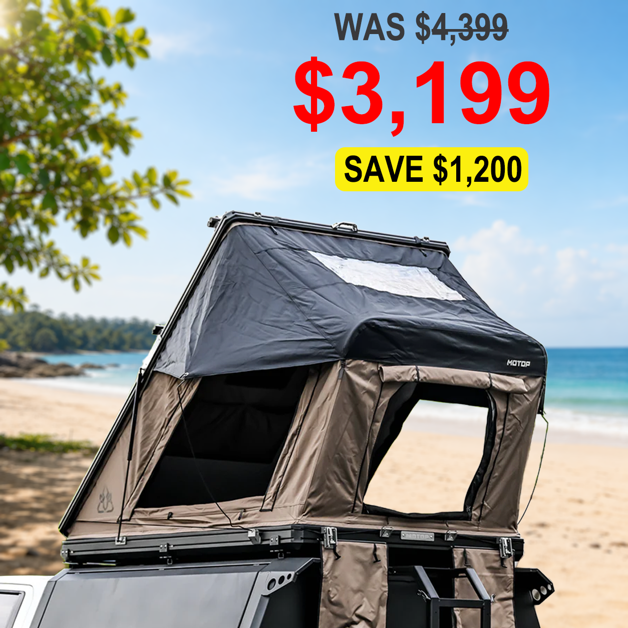 MOTOP MT-135 EXPAND Roof Top Tent