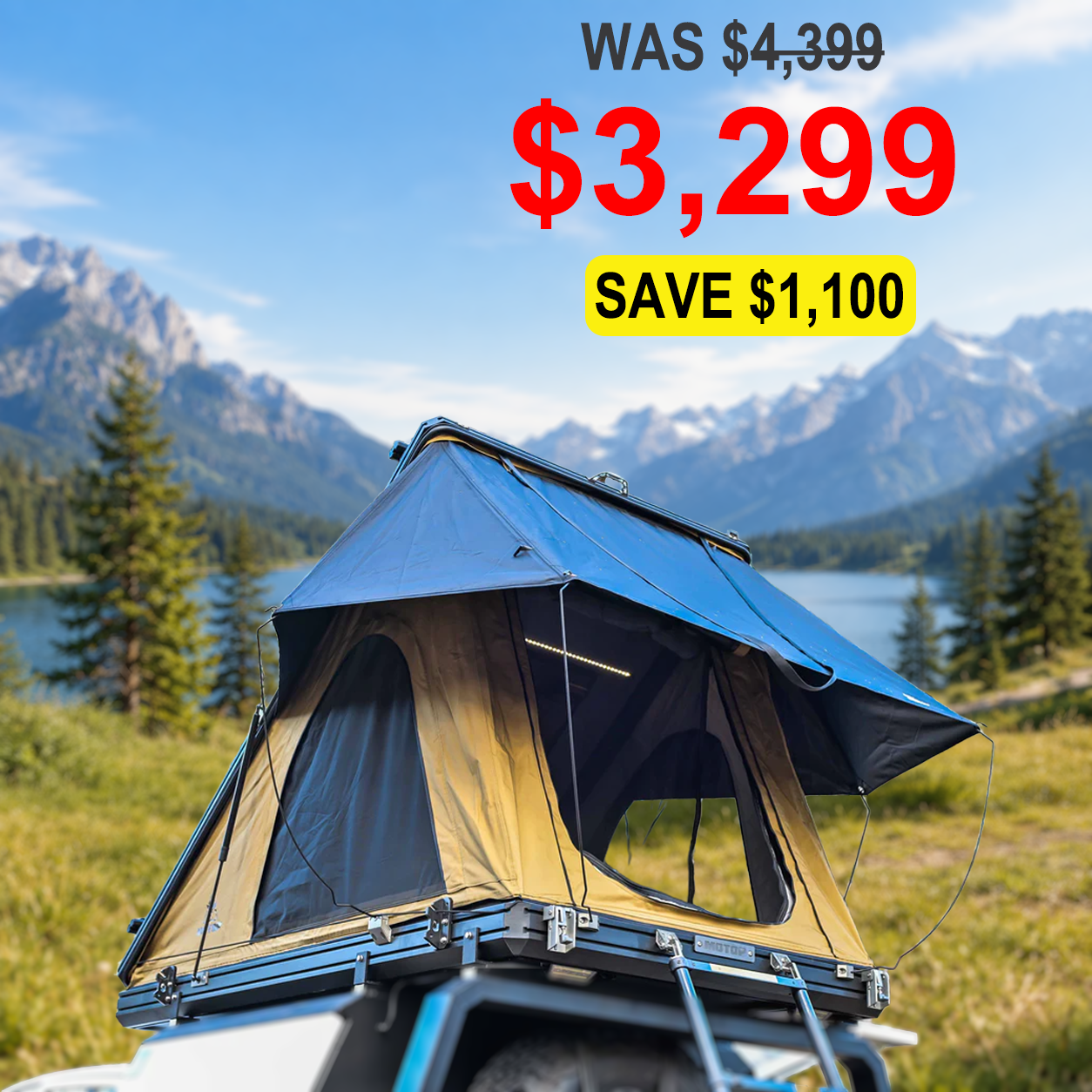 MOTOP MT-145 Plus Roof Top Tent