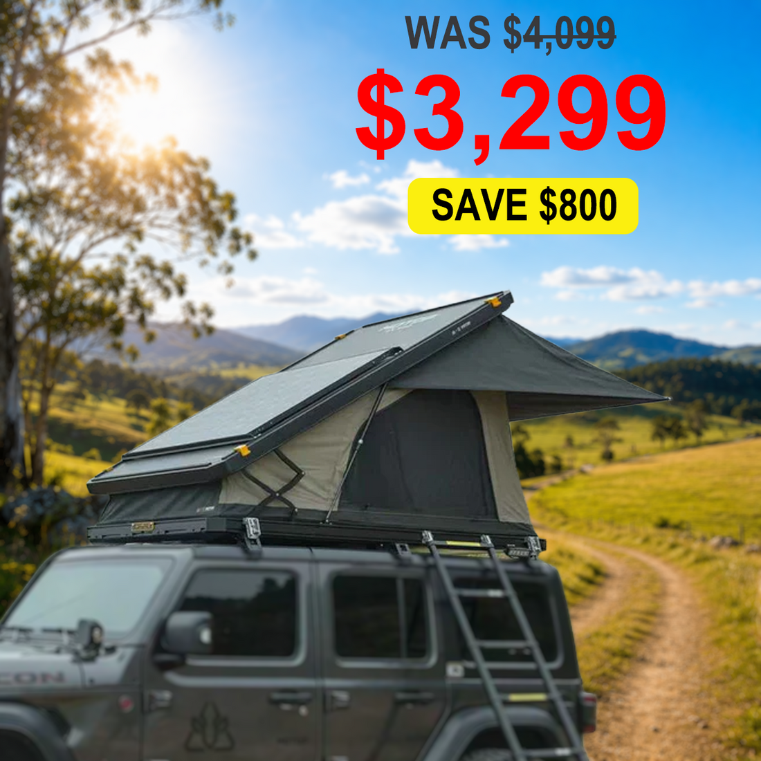MOTOP X Series AX – 530 Plus Roof Top Tent